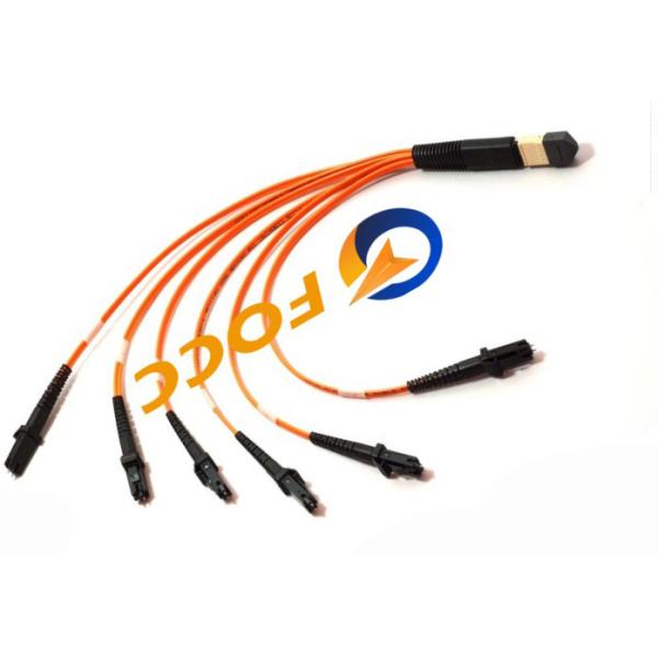 MPO MTP Hydra Cable / MTP/MPO Fiber Breakout Cable Direct Array MTRJ Terminator