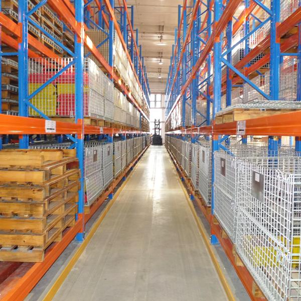 Blue VNA Pallet Racking The Perfect Solution for Space Saving and Corrosion Protection