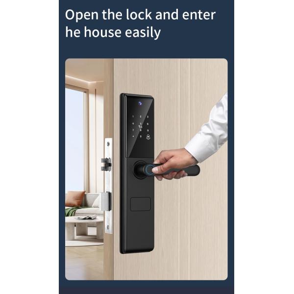 S829MAX Wifi Camera Lock Tuya APP Digital Viewer Lock Biometric Fingerprint Smart Door lock