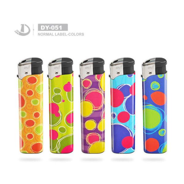 Solid Color Electric Lighter Igniter with Customization and ISO9994 Certification