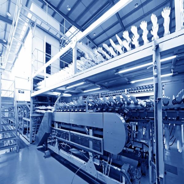 Fully Automatic Latex Gloves Production Line 380V CE