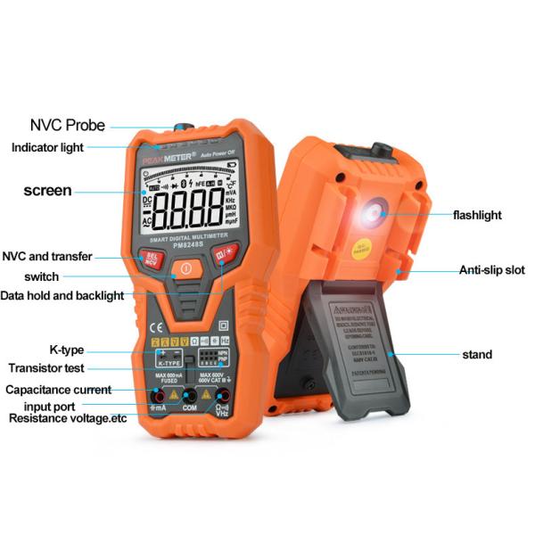NCV Detection Auto Range Digital Multimeter Multifunctional Stable Performance