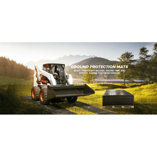 High Density Polyethylene Plastic Temporary Road Synthetic Ground Protection Mats