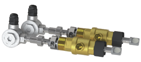 KUFM2000 Small Volume Insertion Ultrasonic Flow Meter Module Lead Rail Installation