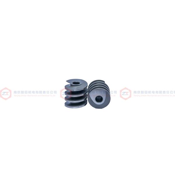 55mm Slotted Screw Element for Side Feeding in Twin Screw Extruder