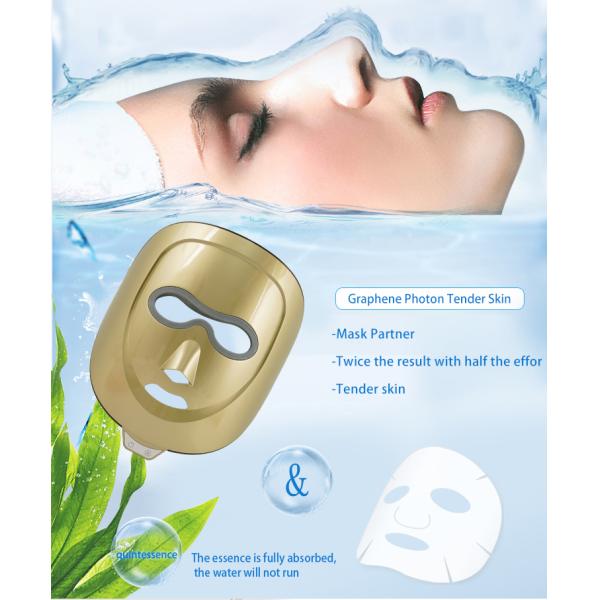 Customized Photon Light Facial Beauty Device 3 Color LED Mask
