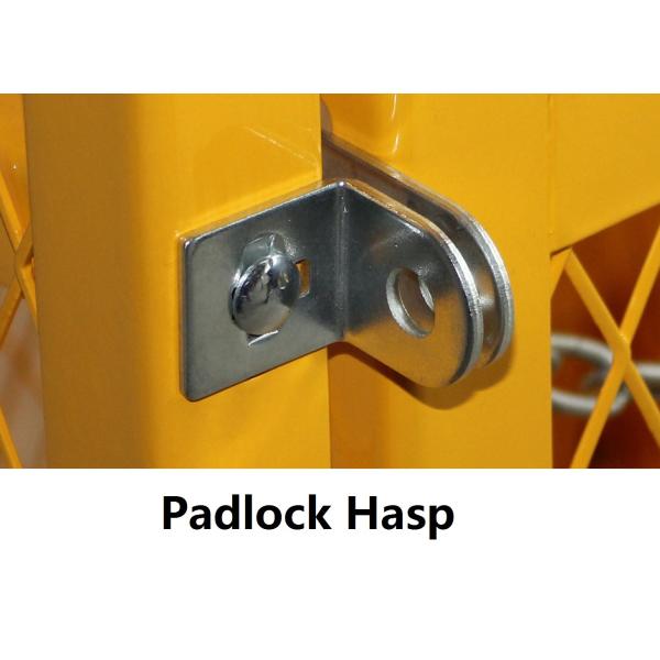 Vertical 4 Propane Cylinder Storage Cabinets With Security Chain / Single Magnetic Door