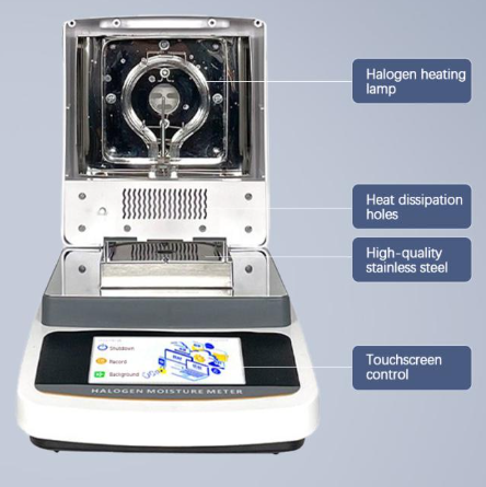 Automatic Speedy Moisture Tester with IP54 Waterproof Rating, Shockproof Casing and 5-inch LCD Screen UP-5016
