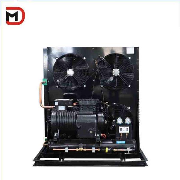 Semi Hermetic Piston Compressor Type Condensing Unit Noiseless For Supermarket
