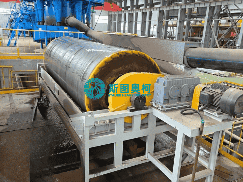 30TPH-100TPH Dry Magnetic Iron Ore Screening Equipment Custom