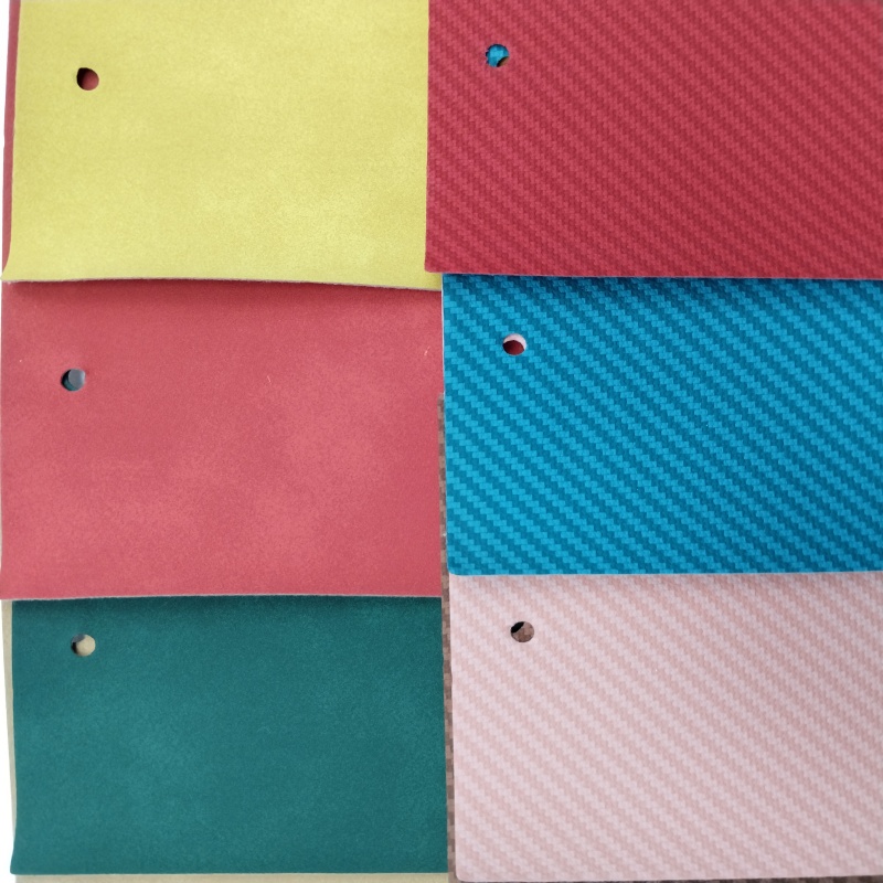 High Quality PU Laserable Embossed Leather Stretchable Blackout for Notebook Covers Outdoor Garments Bags Sofas Hot Stamping
