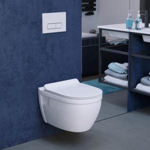 Full Frame Concealed Cistern with Push Button Flush Control and High Pressure