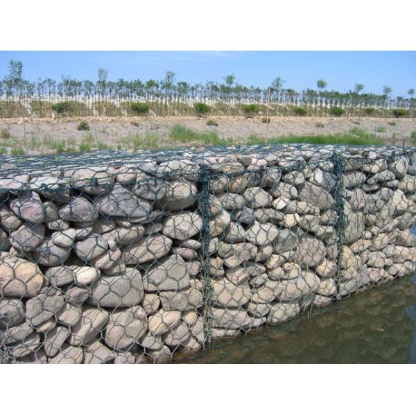 2*1*1 M Galvanized Welded Gabion Basket Boxes For Retaining Wall