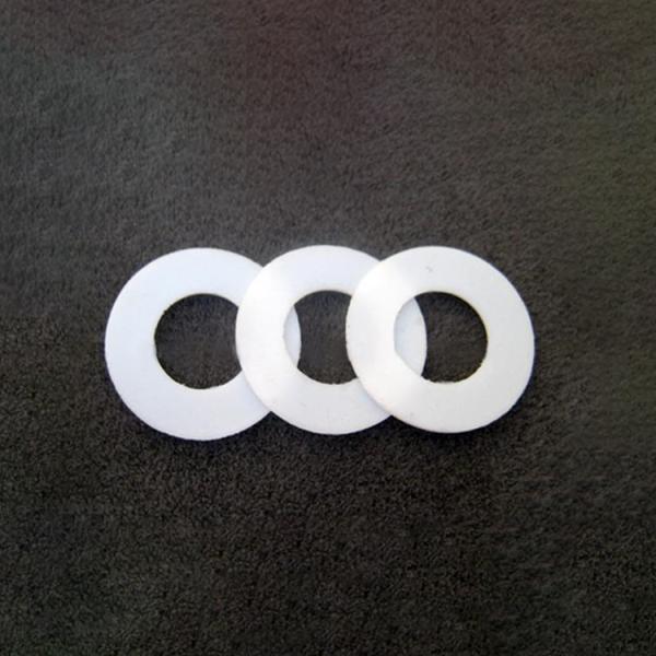 Plain Finish White PA Plastic Gasket Nylon Flat Washer with Excellent Wear Resistance