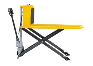 Quality Electric Scissor Lift Pallet Jack 12V 100AH Labour Saving 181kg Service Weight for sale