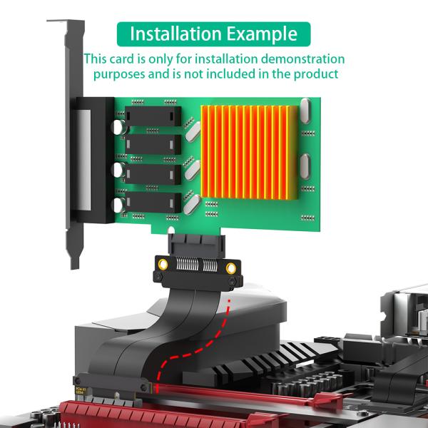10cm Dustproof X1 Adapter Riser Card Pcie Extension Cable 4.0 Computer Hardware