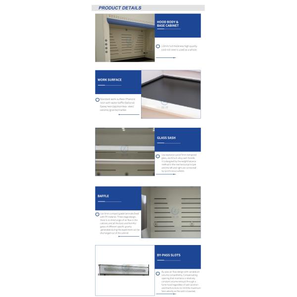 Low Noise Level Fume Extraction Hood for Ceramic or Customized Table Top