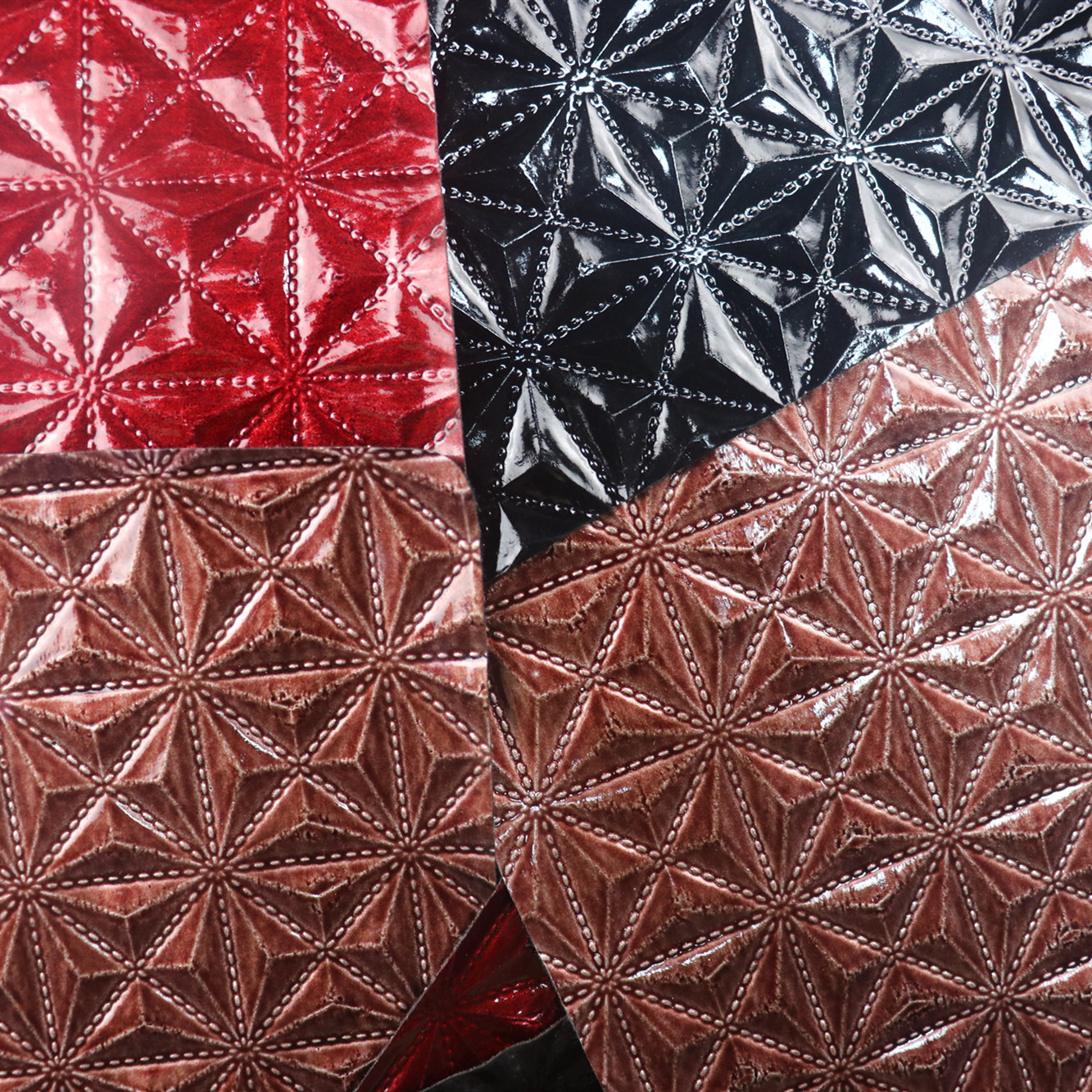 High Quality Soft Thick Printed Leather