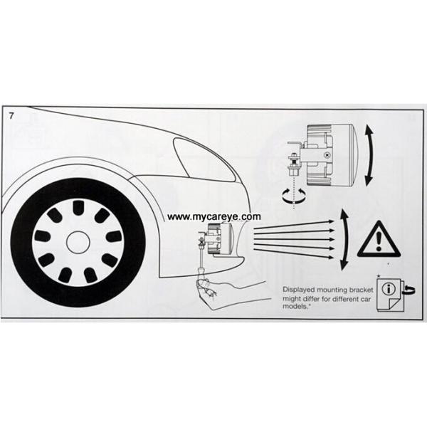 High quality car styling led fog light with drl function for Suzuki Splash