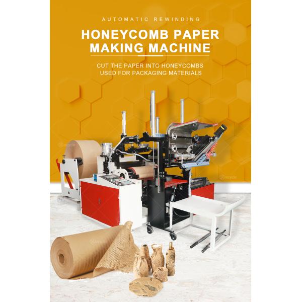 Customizable Honeycomb Paper Making Machine for Cushioning Pad Wrapping Craft Paper