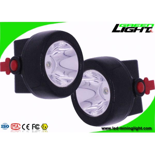 High Power Mining Cap Lights , Rechargeable Water - Proof Cordless Mining Cap Lamps