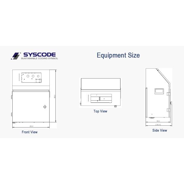 Dual Nozzle Industrial Continuous Inkjet Printer 220V AC Small Character Inkjet Printer