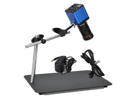 Mechanical Arm 2MP Optical Digital Microscope Lcd Usb Monitoring