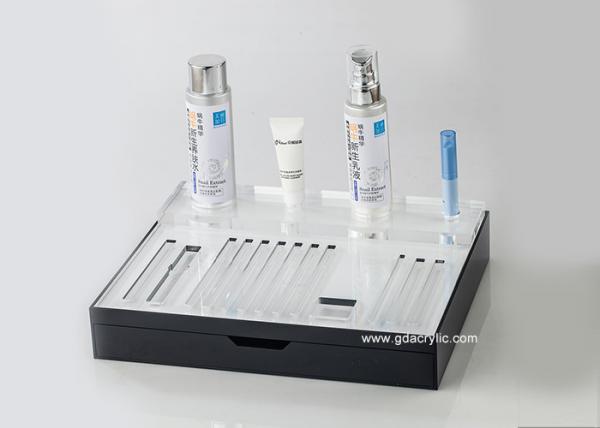 Buy Black White Clear Acrylic Cosmetic appliances Make up Organizer Display Stand at wholesale prices