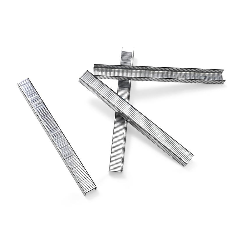 1008J Rustproof U-Type Pneumatic Staples Woodworking Gun Nails for Sofa Furniture & Industrial Packaging