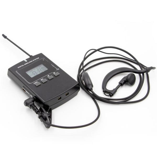 823MHz Wireless Audio Guide System With Dual Speaker Simultaneously Speech