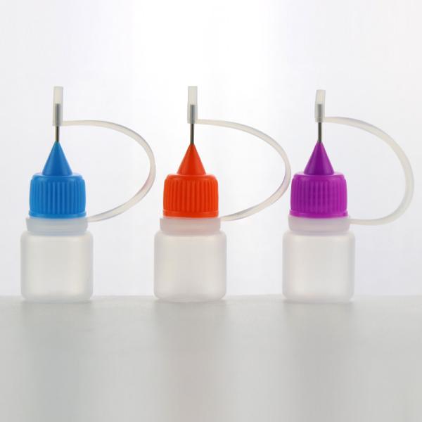 3ml Mini Size Smoke Oil Bottle Empty Plastic Needle Cap Pp Material Durable