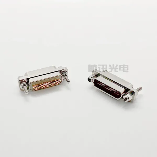 J30j-25zksp8 25 Pin Rectangular Connector Solder Cup Socket.