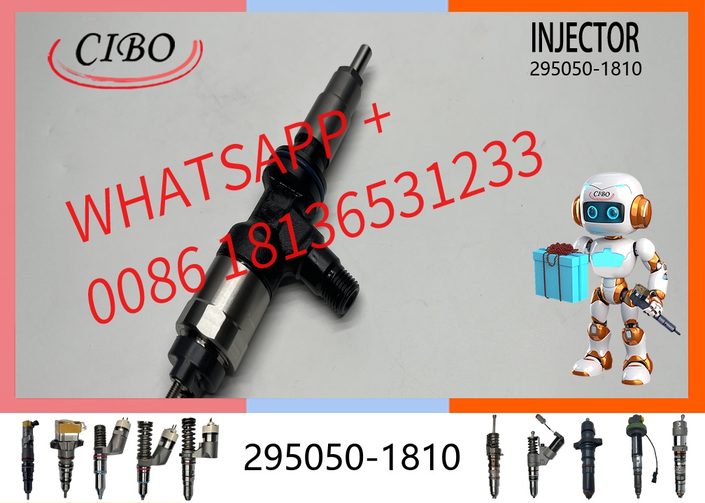 original 295050-1810 Common Rail Fuel Injector for C4.4 Engine 320GC 315F 420F2 910M Excavator Diesel Injector 418-3229 392-1368 20R-2479 T413878