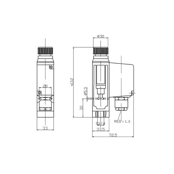 TL0015 Microswitch Pressure Switch Pressure Controller Adopts Diaphragm Sensor