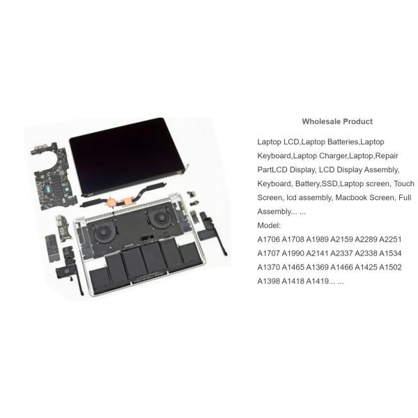 Full LED Screen Display A1534 LCD Assembly For Apple Macbook Retina 12"