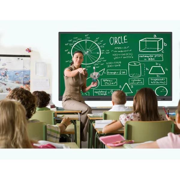 Interactive Touch Screen Whiteboard with 13MP Camera, 4K Resolution, and Long-Lasting Life Time ≥50000 Hours