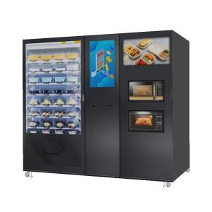 Healthy Options Cold Drink Fresh Food Vending Machine With Double-Glass Door