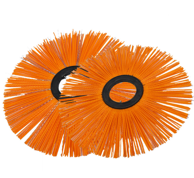 Inner Diameter 80x Outer Diameter 400 Multifunctional Snow Removal Machine Brush Blade For Environmental Sanitation Snow Sweeping Brush Blade For