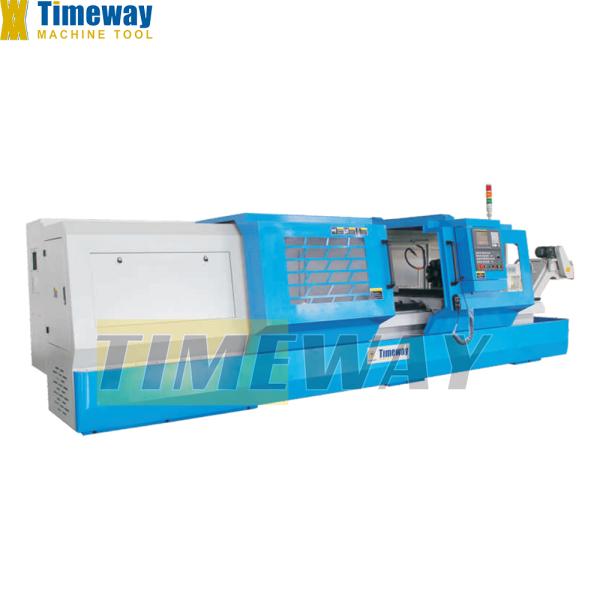 520mm Bed Width Flat Bed CNC Lathe with 3000kg Max. Weight Capacity