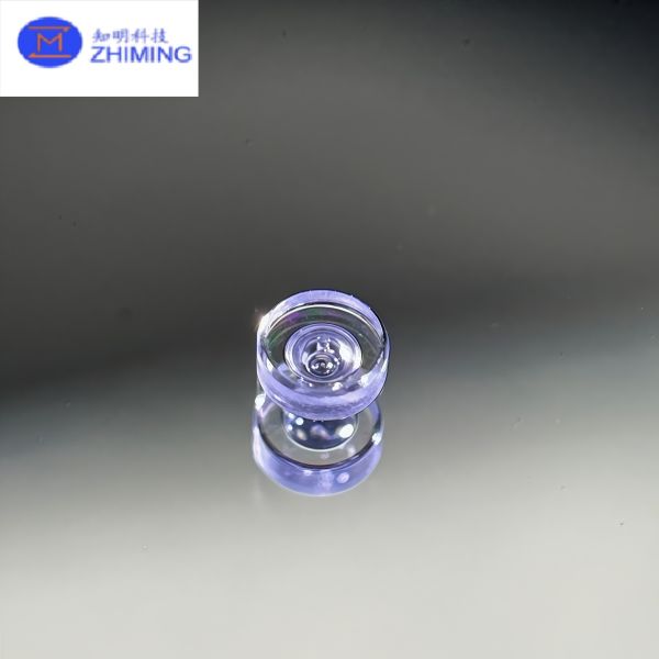 Through-Hole Transparent Sapphire Components