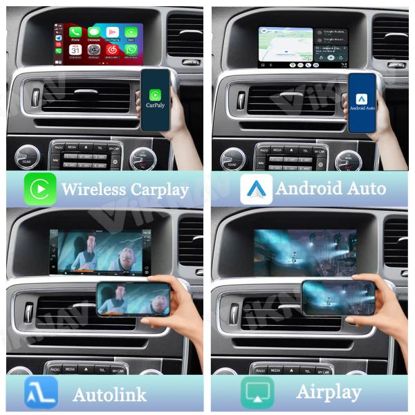 ViKNAV Linux Interface Box for S60 V60 V40 2015-2022 with Wireless CarPlay