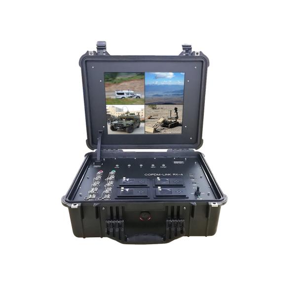 NLOS COFDM Broadcast AV Sender 2W - 5W Adjustable Digital Video Transmitter with Encryption