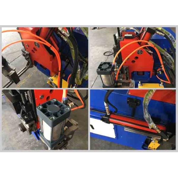 High Efficiency Hydraulic Cnc Tube Bender , Multi Function Hydraulic Exhaust Pipe Bender