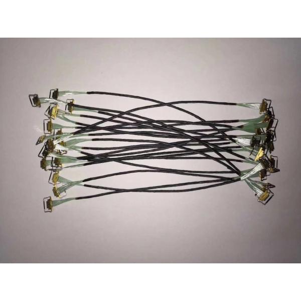 I- PEX MCX MCC EDP Micro Coax Cable Assemblies UL1354 42AWG Braid Shield