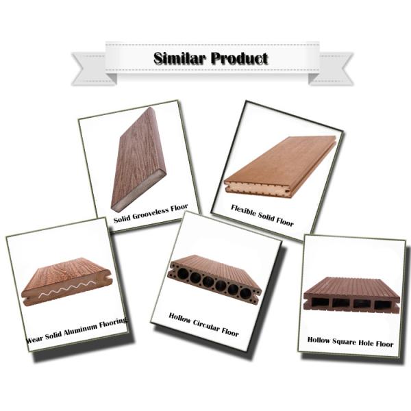 Outdoor Waterproof Engineered Flooring PVC Composite Boards Decking Floor at Competitive