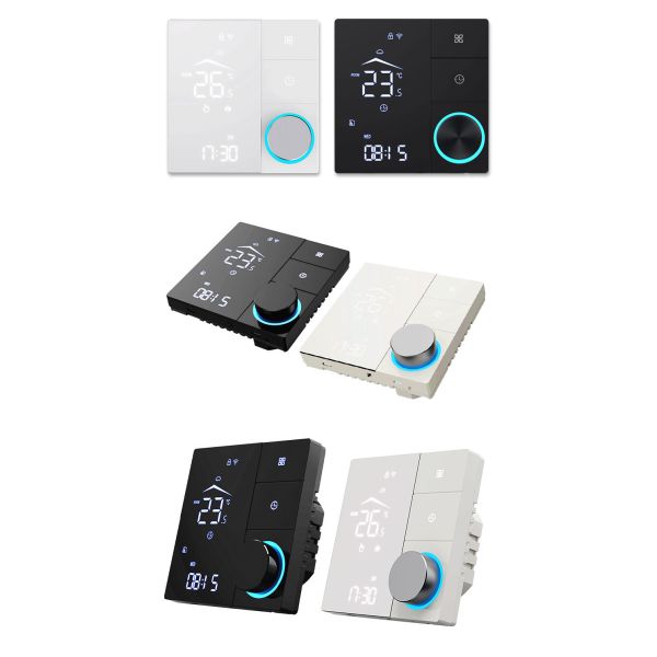 WiFi Knob Thermostat: Voice/App/Weekly Program, Child Lock, 16A