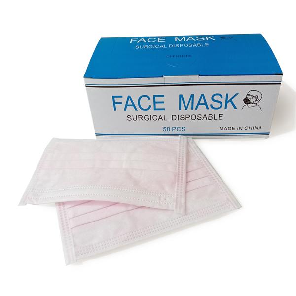 Elastic Earloop 50 Pcs Disposable Medical Face Mask