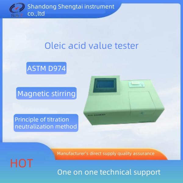 ASTM D974 LCD Screen Oleic Acid Value Automatic Stirring Tester for Oil Testing Equipment 300 W