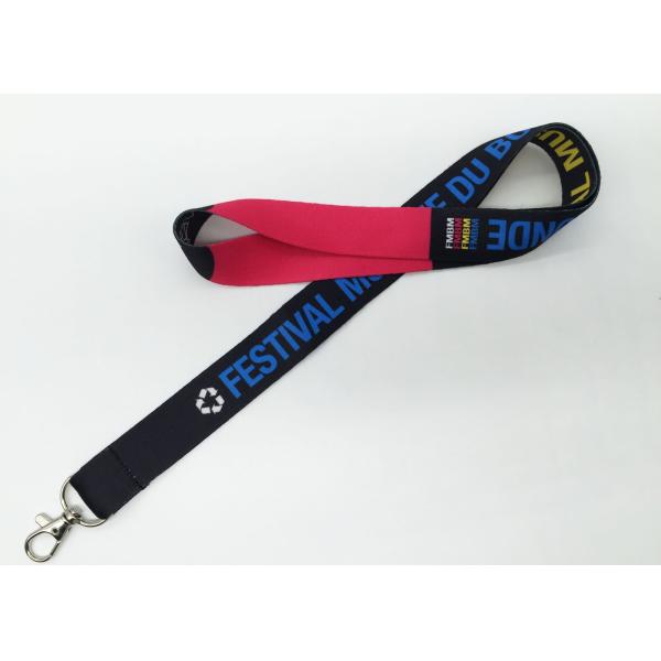 Attractive Multi Colored Lanyards / Name Badge Lanyards For Office