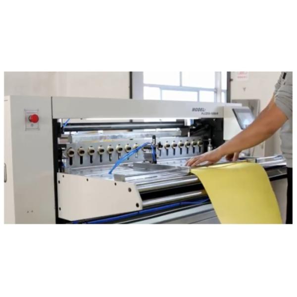 PLCZ100-600-II Full Auto Knife Paper Pleating Machine Max. 600 Mm Width